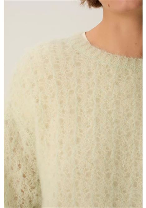 Des Petits Hauts Chimon Amande Kid Mohair and Merino Wool Jumper Des Petits Hauts |  | 1H250019AMANDE